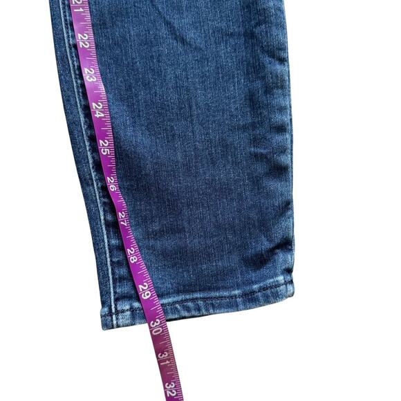 Athleta Jeans Womens 4 Blue Sculptek Skinny Stretch Denim Performance Pants - Picture 6 of 11